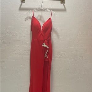 Javan Elegant Red Evening Dress